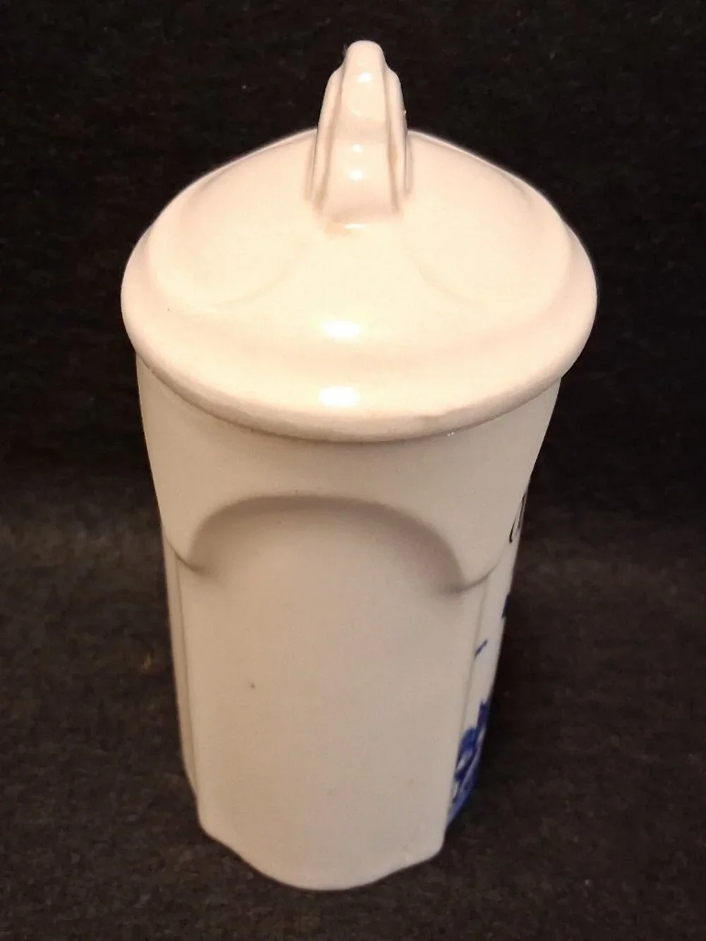 Vintage (1920s-30s) Blue Delft Ginger Spice Jar Germany Windmill Canister